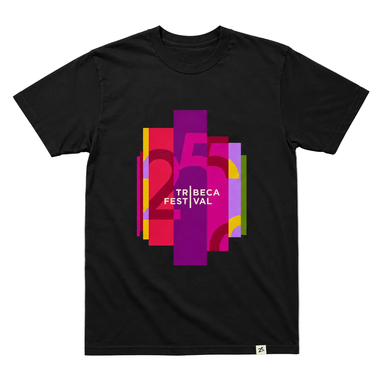 25th Anniversary Adult Black T-Shirt