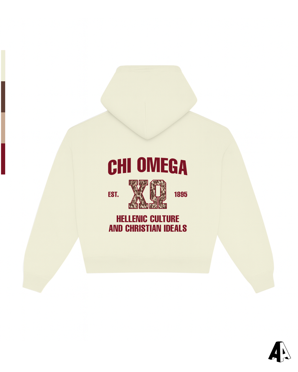 Cheetah Ivory Hoodie